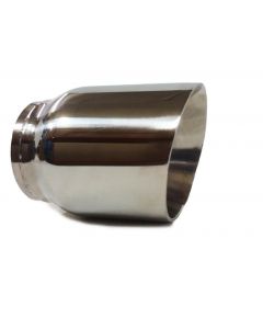 3" Stainless Steel Dual Wall Round Universal exhaust tip