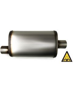 Universal Stainless steel performance muffler 3" Offset / Center