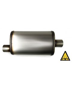 Universal Stainless steel straight-through perforated Performance Muffler 2